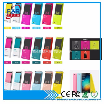 Mobile Phone Use and Solar Type wireless power bank 10000mah with package gifts wire less power charger 10000mah